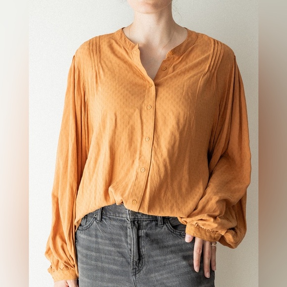 Worthington Women's Orange Blouse - Picture 1 of 7